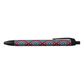 Stylo Noir Diamant Bleu (Haut)
