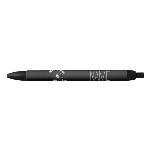 Stylo Noir Diamant noir féminin (Devant)
