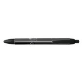 Stylo Noir Diamant noir féminin (Dos)