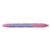 Stylo Noir Diamant rose Pixel (Dos)