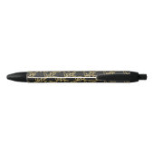 Stylo Noir Diamond d'or (Dos)