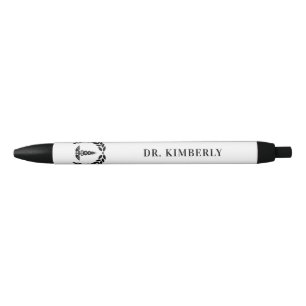 Stylo Noir Diplôme d'études Médicales personnalisé