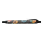 Stylo Noir Disques Classiques Vinyle Noir (Haut)