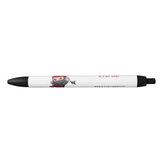 Stylo Noir DJ DaNinja PEN (Devant)