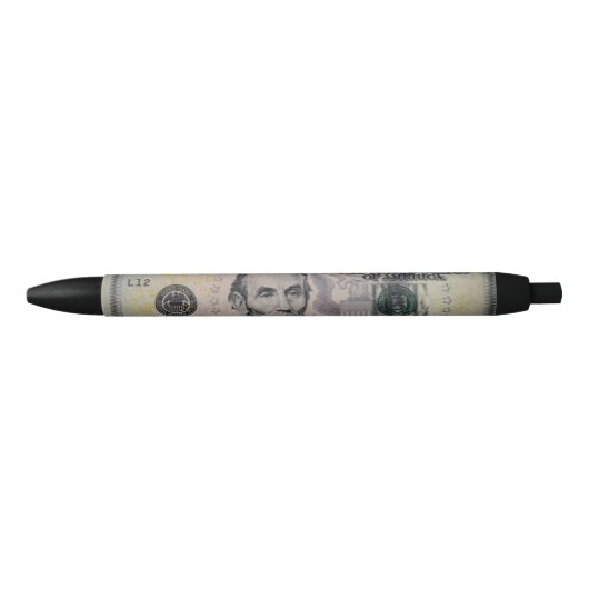 Stylo Noir Dollar américain (Devant)