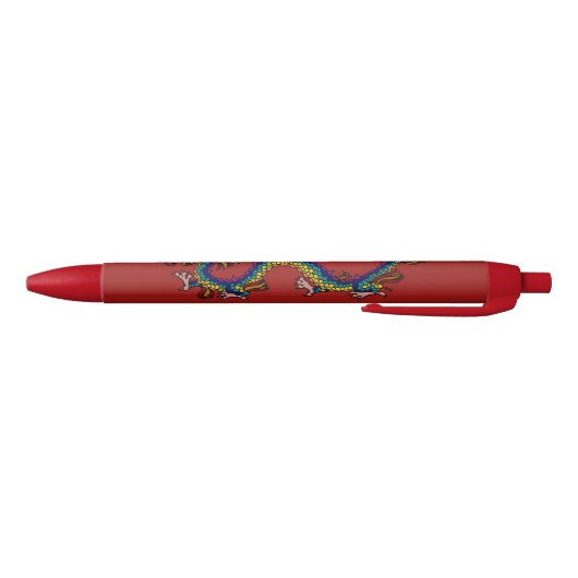 Stylo Noir Dragon oriental (Bas)