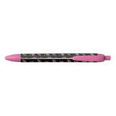 Stylo Noir Dragon rose d'art d'insectes (Dos)