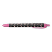 Stylo Noir Dragon rose d'art d'insectes (Bas)