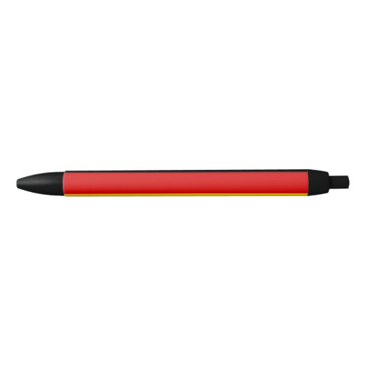 Stylo Noir Drapeau allemand (Devant)