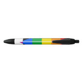 Stylo Noir Drapeau allié LGBTQ+ (Dos)