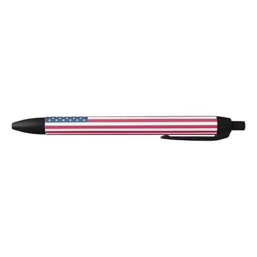 Stylo Noir Drapeau américain (Bas)