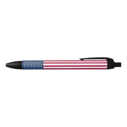Stylo Noir Drapeau américain (Haut)