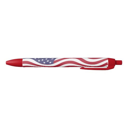 STYLO NOIR DRAPEAU AMÉRICAIN (Bas)