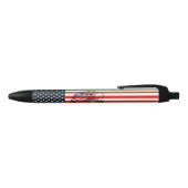 Stylo Noir Drapeau américain (Haut)