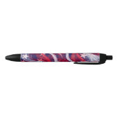 Stylo Noir Drapeau américain Custom Black Trim Pen (Bas)