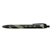 Stylo Noir Drapeau américain du Camouflage numérique militair (Haut)