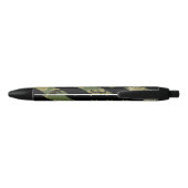 Stylo Noir Drapeau américain du Camouflage numérique militair (Dos)