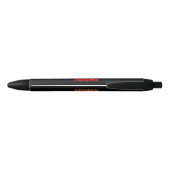 Stylo Noir Drapeau américain pompier Red Line US Firefighter (Dos)