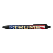 Stylo Noir Drapeau américain Trump 2024 Gold Patriotic (Haut)