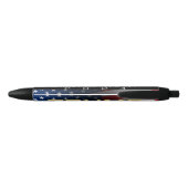 Stylo Noir Drapeau américain Trump 2024 Gold Patriotic (Dos)