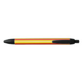 Stylo Noir Drapeau catalan (Dos)