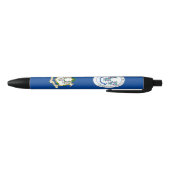 Stylo Noir Drapeau Connecticut (Bas)