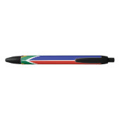 Stylo Noir Drapeau d'Afrique du Sud (Dos)
