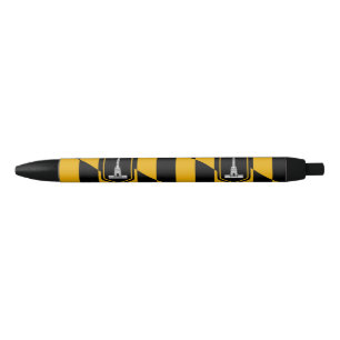 Stylo Noir Drapeau de Baltimore, le Maryland