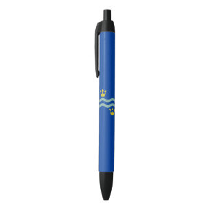 Stylo Noir Drapeau de Cambridgeshire (comté du Royaume-Uni) S