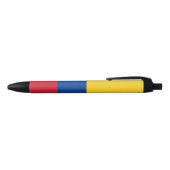 Stylo Noir Drapeau de Colombie (Haut)
