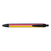 Stylo Noir Drapeau de Colombie (Dos)