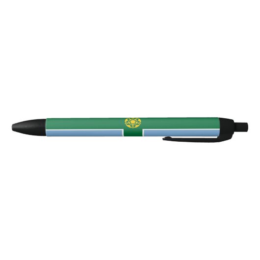 Stylo Noir Drapeau de Derbyshire (Comté d'Angleterre, Royaume (Bas)