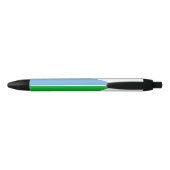 Stylo Noir Drapeau de Djibouti (Dos)