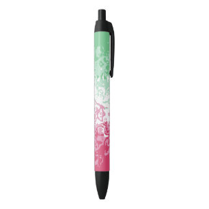 Stylo Noir Drapeau de fierté abrosexuel abstrait groovy psych