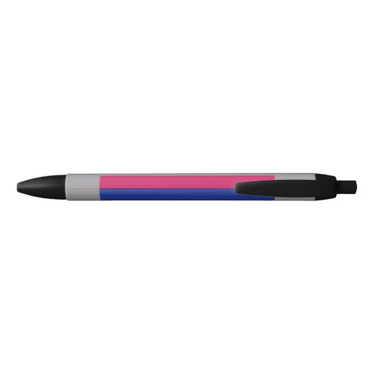 STYLO NOIR DRAPEAU DE FIERTÉ ANDROGYNE (Dos)