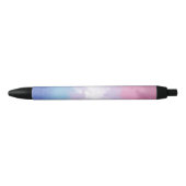 Stylo Noir Drapeau de fierté bigender abstrait (Devant)