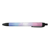 Stylo Noir Drapeau de fierté bigender abstrait (Bas)