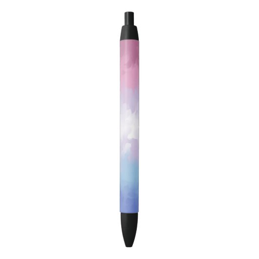 Stylo Noir Drapeau de fierté bigender abstrait (devant Vertical)
