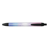 Stylo Noir Drapeau de fierté bigender abstrait (Dos)