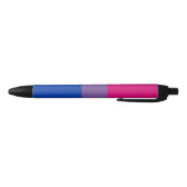 Stylo Noir Drapeau de fierté bisexuel (Bas)
