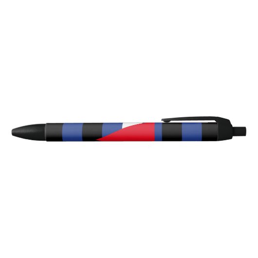 Stylo Noir Drapeau de fierté cuir queer (Haut)