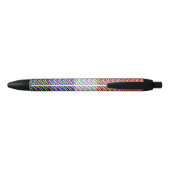 Stylo Noir Drapeau de fierté Cupioromantique Abstrait (Dos)