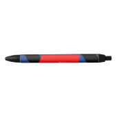 Stylo Noir Drapeau de fierté de bottes (Devant)