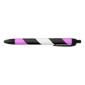 Stylo Noir Drapeau de fierté de fille de cuir (Bas)