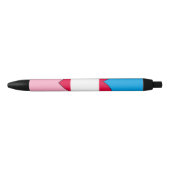 Stylo Noir Drapeau de fierté de jeu d'âge (Devant)