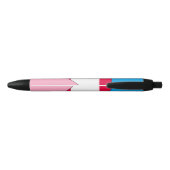 Stylo Noir Drapeau de fierté de jeu d'âge (Dos)