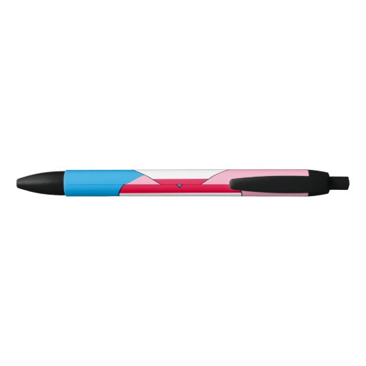 Stylo Noir Drapeau de fierté de jeu d'âge (Dos)
