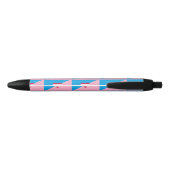 Stylo Noir Drapeau de fierté de jeu d'âge (Dos)