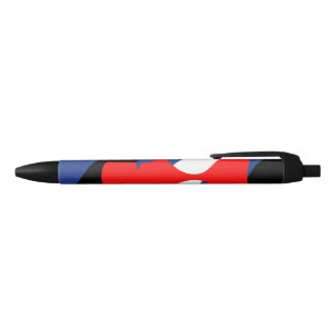 Stylo Noir Drapeau de fierté de masque