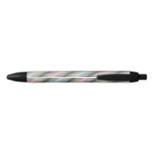 Stylo Noir Drapeau de fierté Demifluid Abstrait Groovy Boho T (Dos)